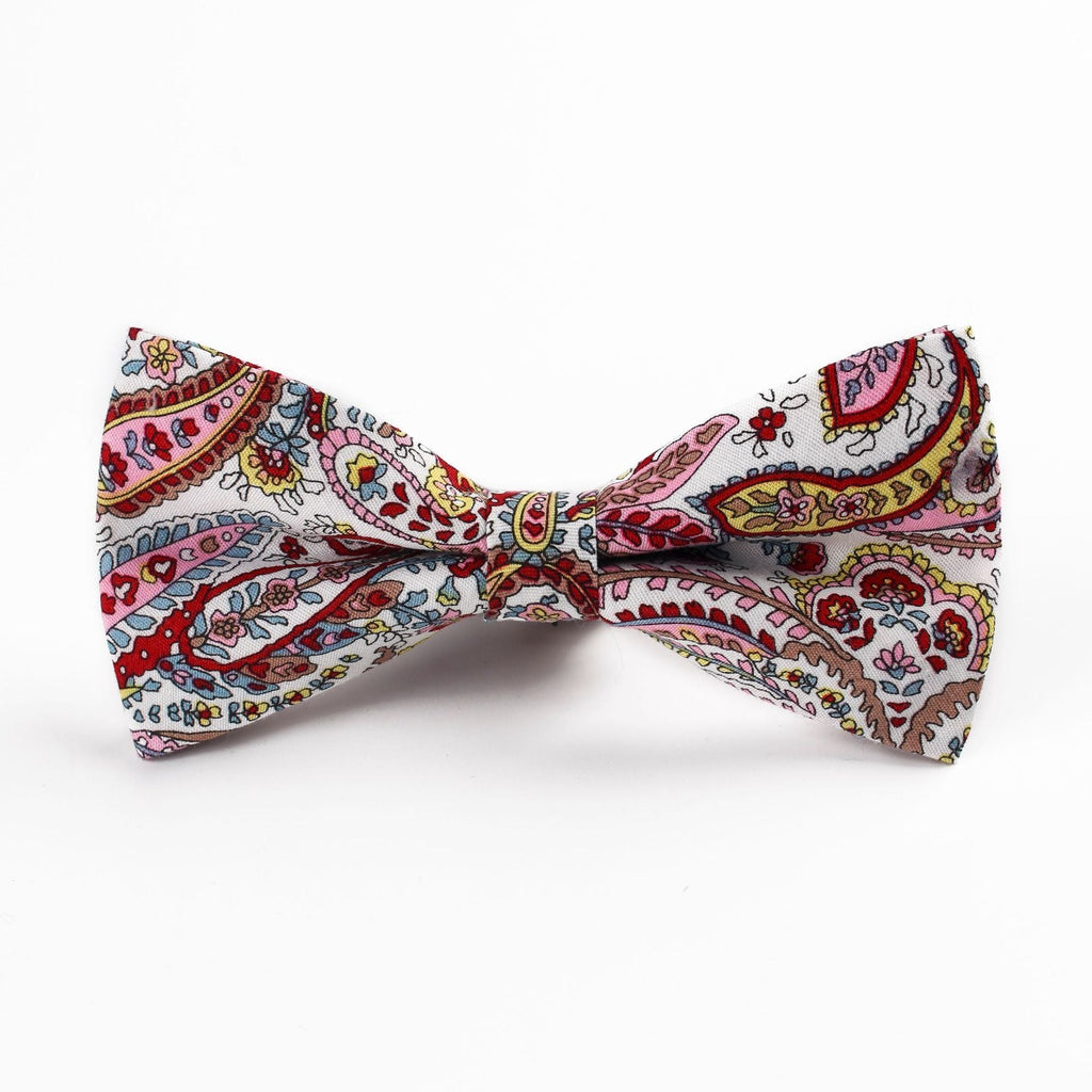 Cotton Bow Tie Men's Bow Color Wedding Party Groom Groomsmen Casual Bow Tie - Luzilly Bridal & Apparel