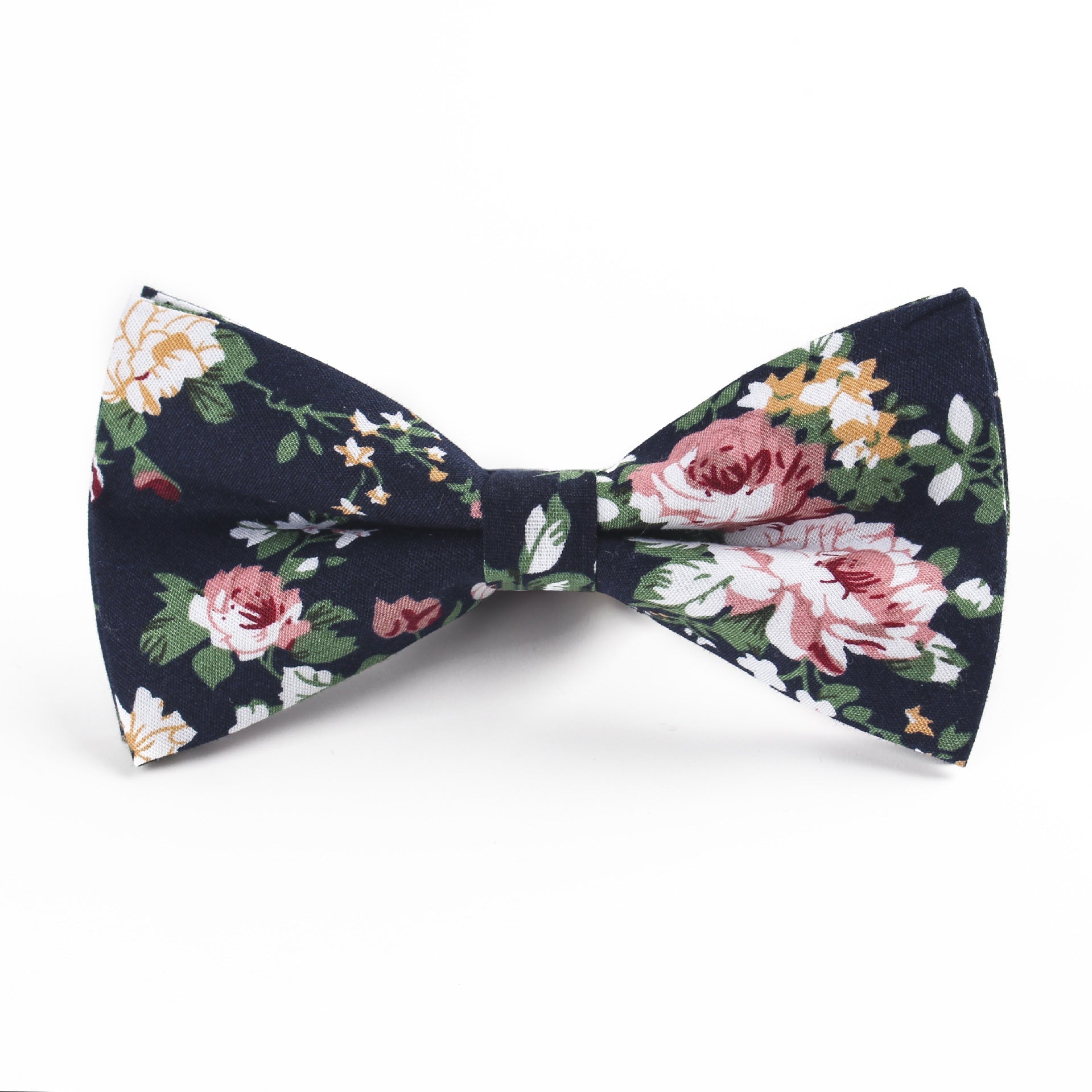 Cotton Bow Tie Men's Bow Color Wedding Party Groom Groomsmen Casual Bow Tie - Luzilly Bridal & Apparel