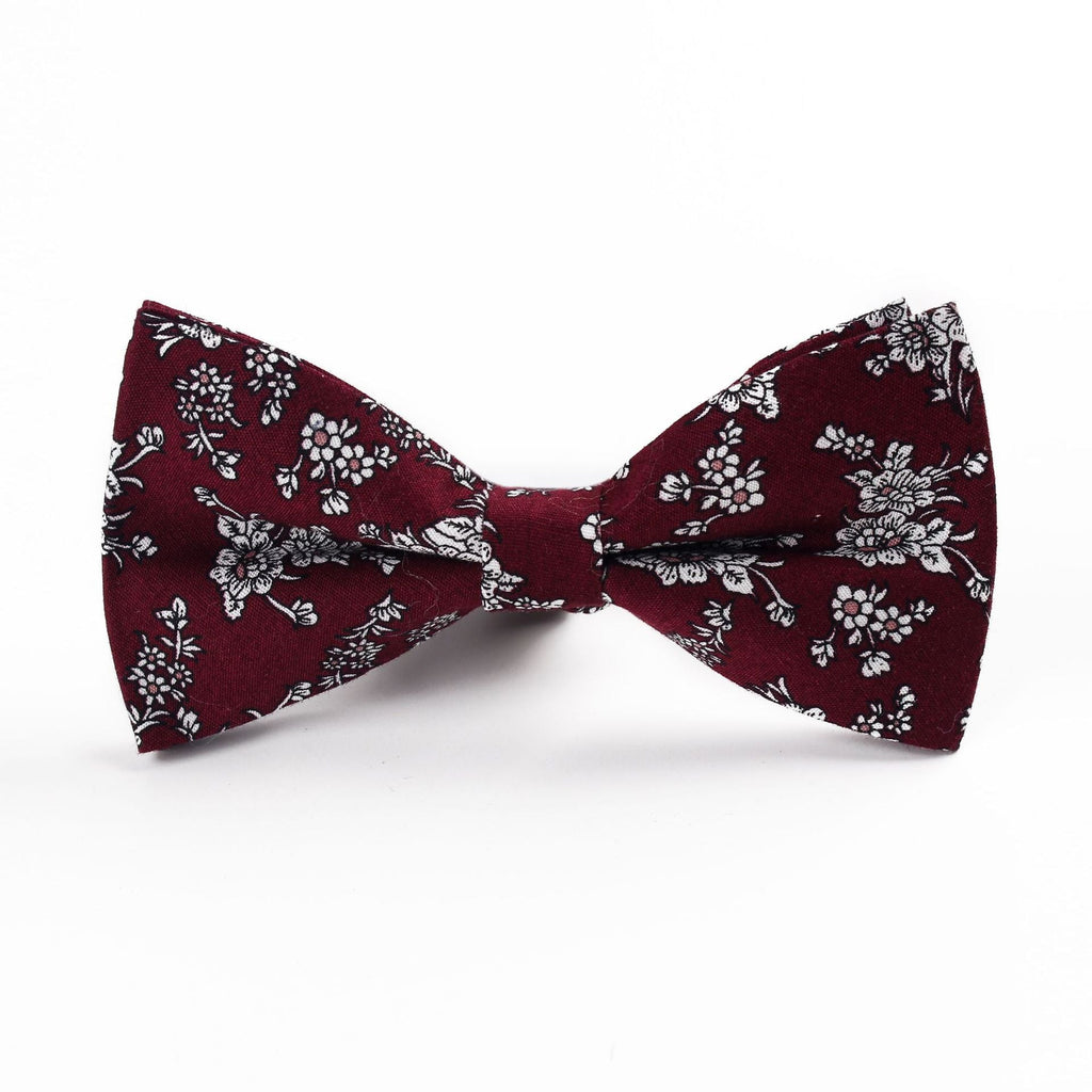 Cotton Bow Tie Men's Bow Color Wedding Party Groom Groomsmen Casual Bow Tie - Luzilly Bridal & Apparel