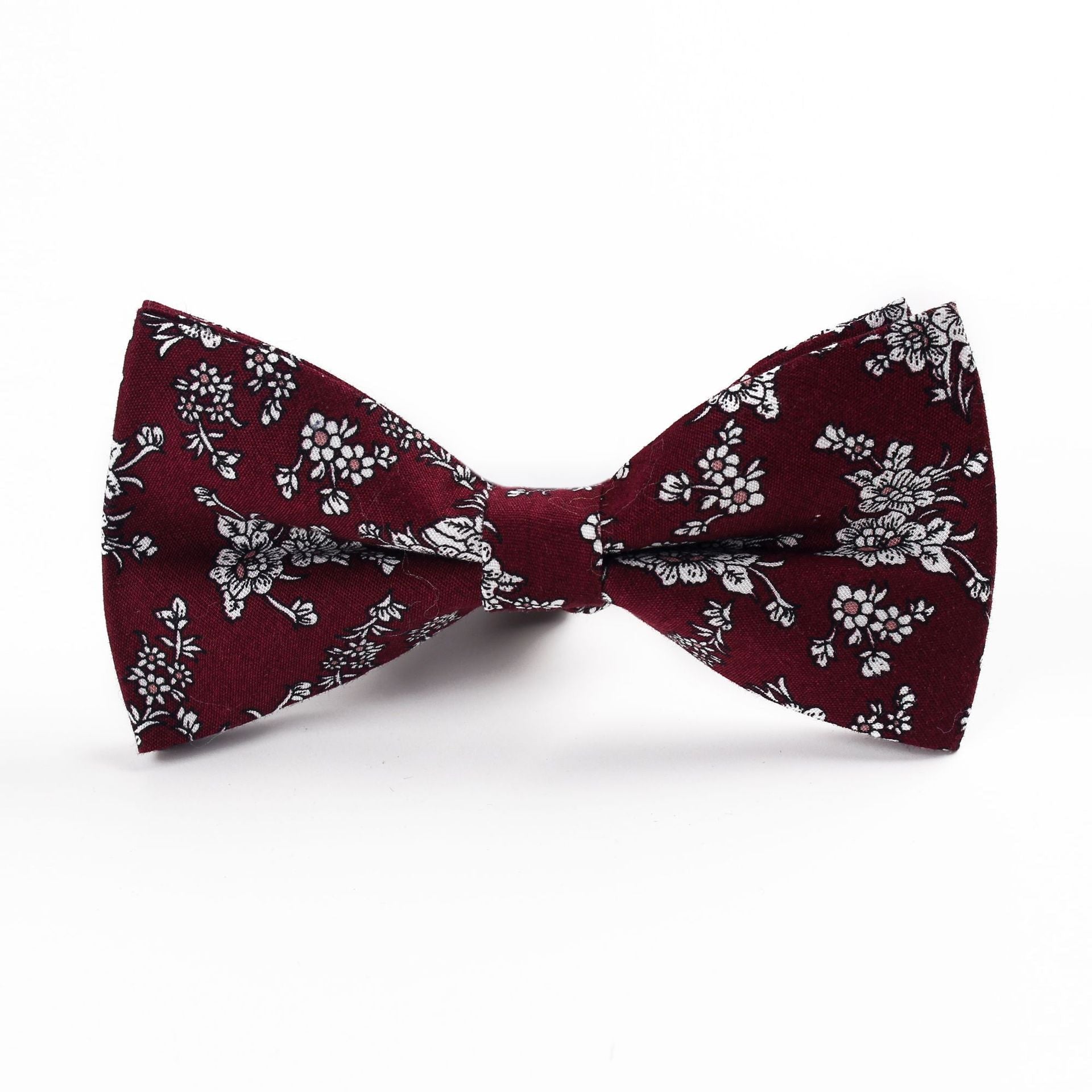 Cotton Bow Tie Men's Bow Color Wedding Party Groom Groomsmen Casual Bow Tie - Luzilly Bridal & Apparel