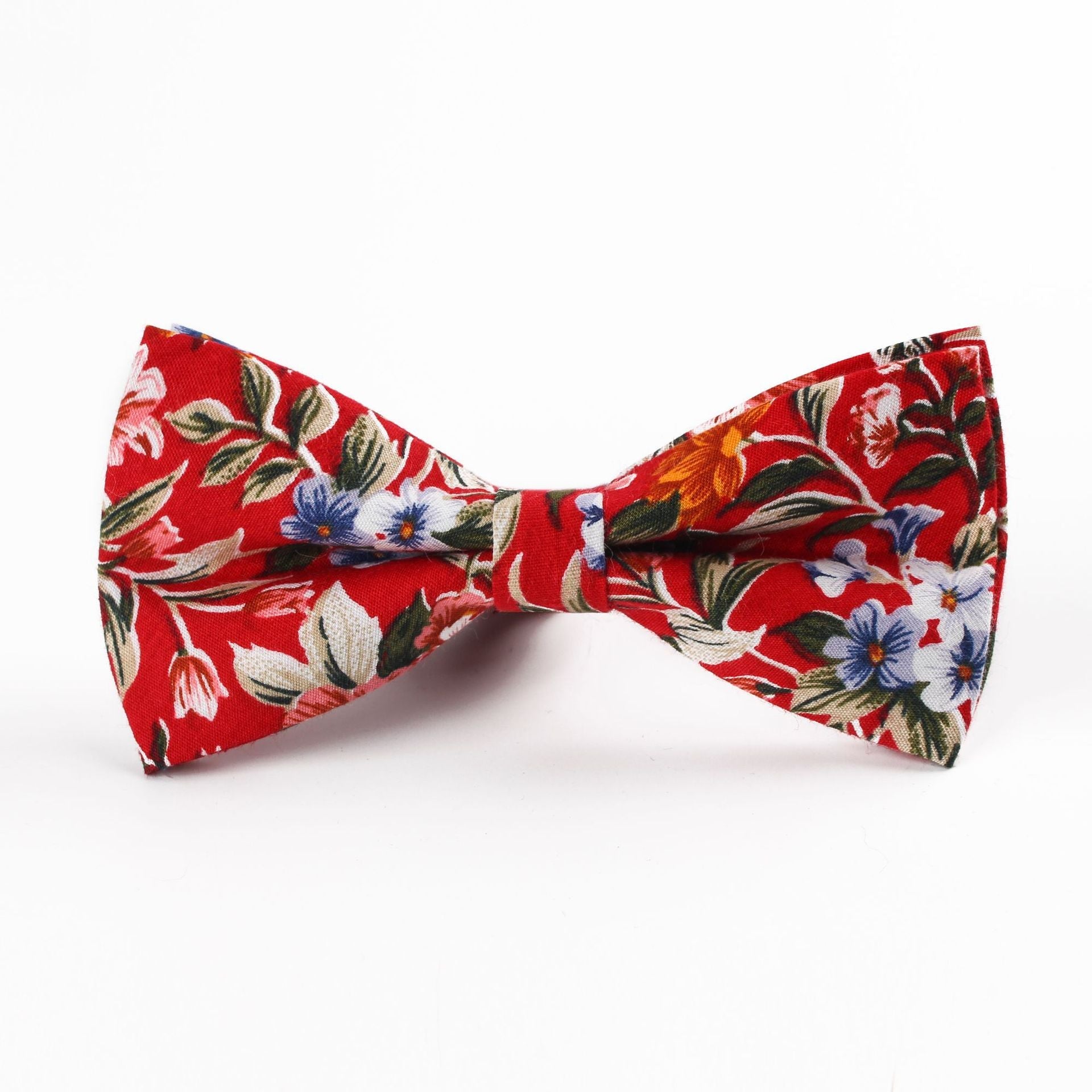 Cotton Bow Tie Men's Bow Color Wedding Party Groom Groomsmen Casual Bow Tie - Luzilly Bridal & Apparel