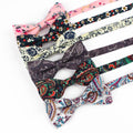 Cotton Bow Tie Men's Bow Color Wedding Party Groom Groomsmen Casual Bow Tie - Luzilly Bridal & Apparel