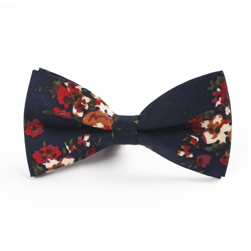 Cotton Bow Tie Men's Bow Color Wedding Party Groom Groomsmen Casual Bow Tie - Luzilly Bridal & Apparel