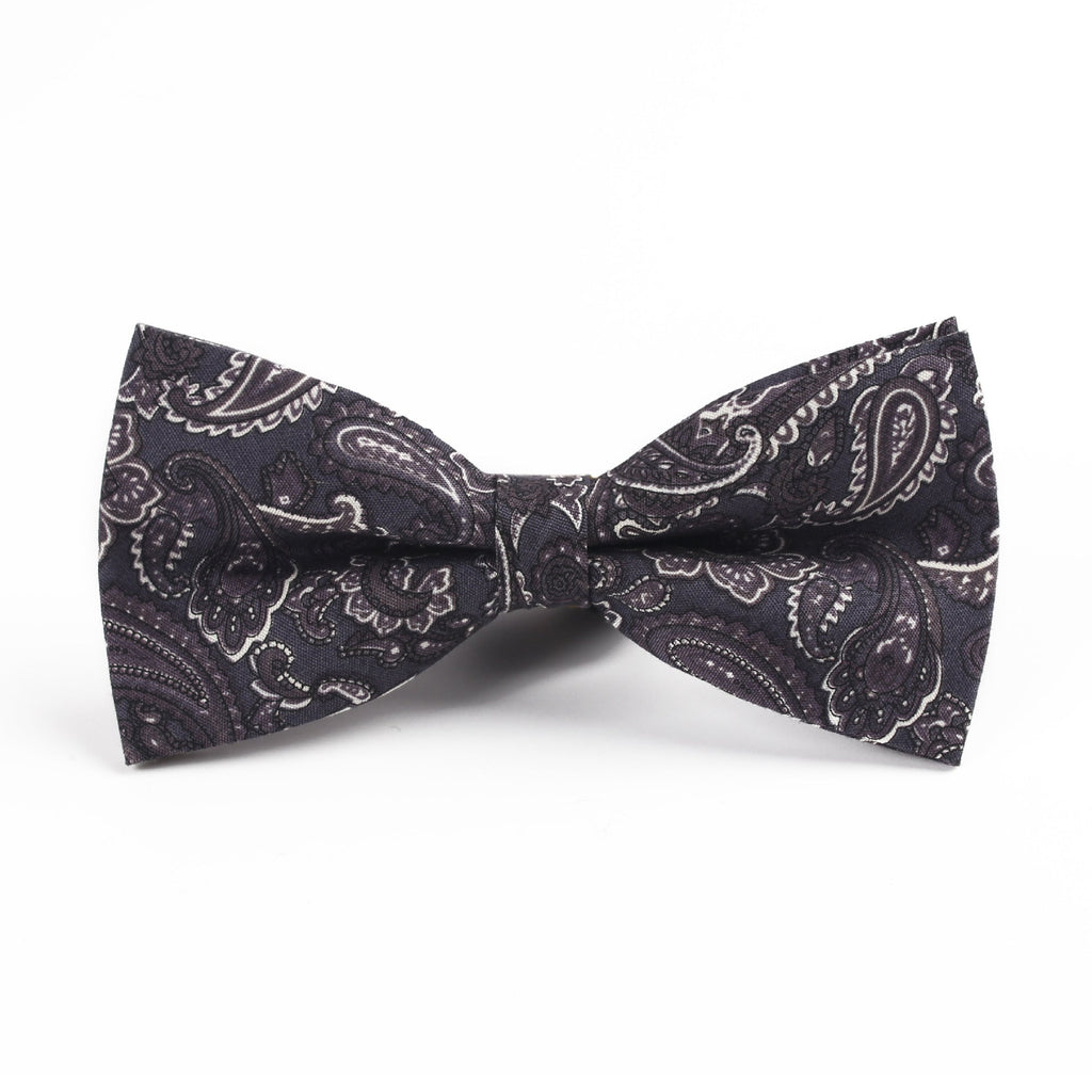 Cotton Bow Tie Men's Bow Color Wedding Party Groom Groomsmen Casual Bow Tie - Luzilly Bridal & Apparel