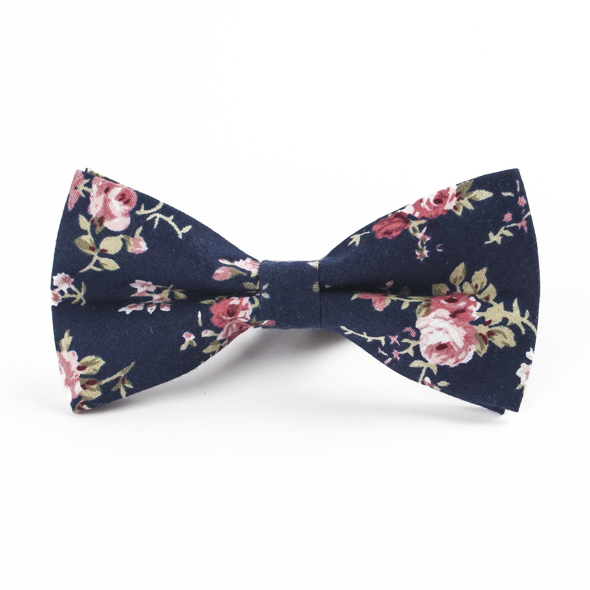 Cotton Bow Tie Men's Bow Color Wedding Party Groom Groomsmen Casual Bow Tie - Luzilly Bridal & Apparel