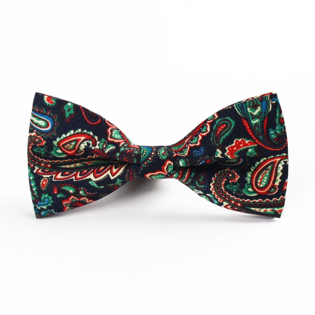 Cotton Bow Tie Men's Bow Color Wedding Party Groom Groomsmen Casual Bow Tie - Luzilly Bridal & Apparel