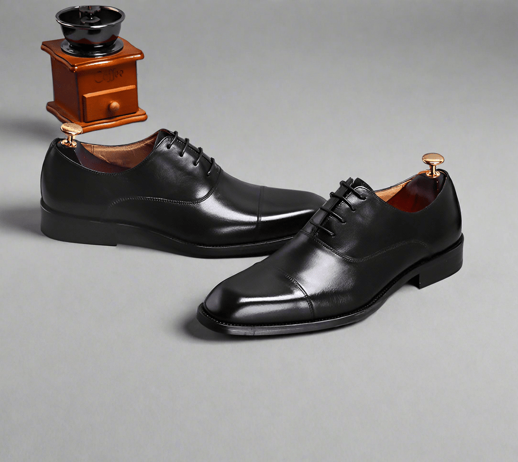 Cowhide Leather Dress Shoes for Men - Luzilly Bridal & Apparel
