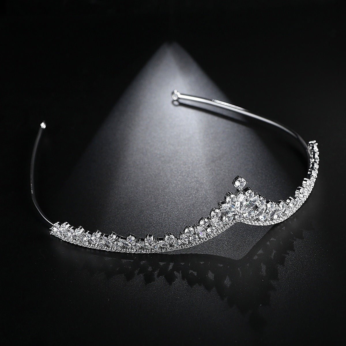 Crown Wedding Copper Set 3A Zircon Fashion Hair Hoops and Combs Bride Exquisite Headwear Wedding Jewelry for Women - Luzilly Bridal & Apparel