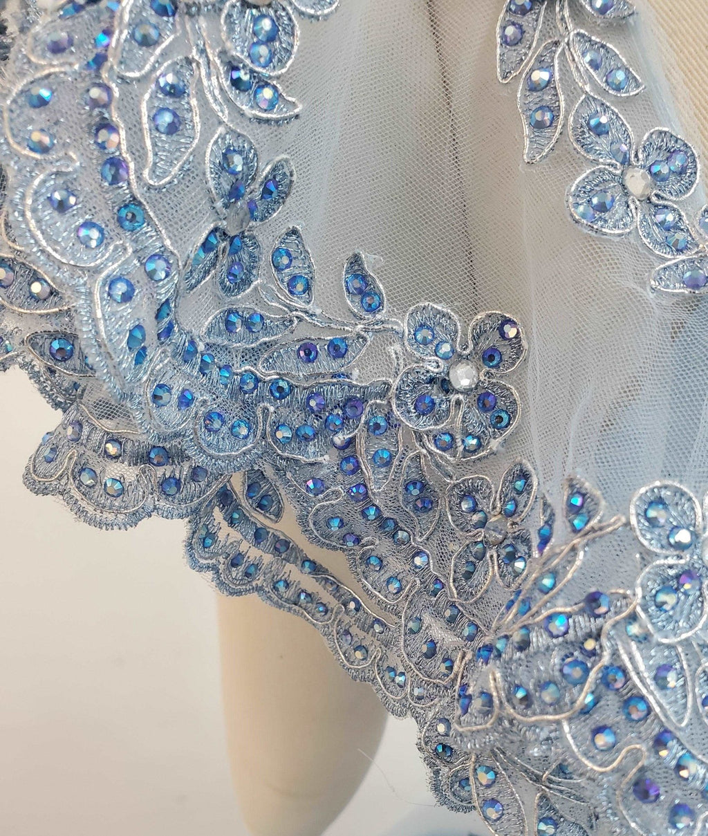 Crystal Beaded Minimalist Quinceañera Gown - Luzilly Bridal & Apparel