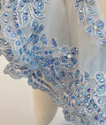 Crystal Beaded Minimalist Quinceañera Gown - Luzilly Bridal & Apparel