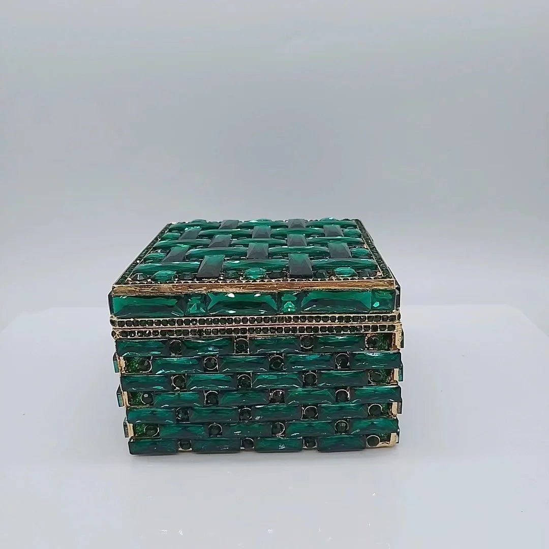 Crystal Box Evening Clutch - Luzilly Bridal & Apparel