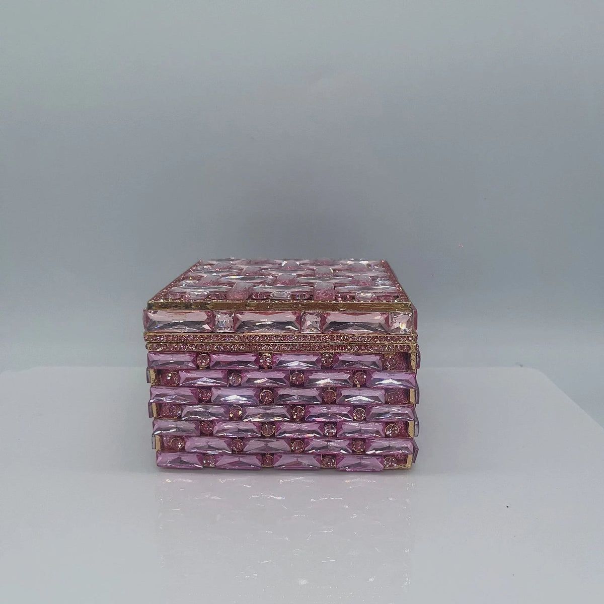 Crystal Box Evening Clutch - Luzilly Bridal & Apparel