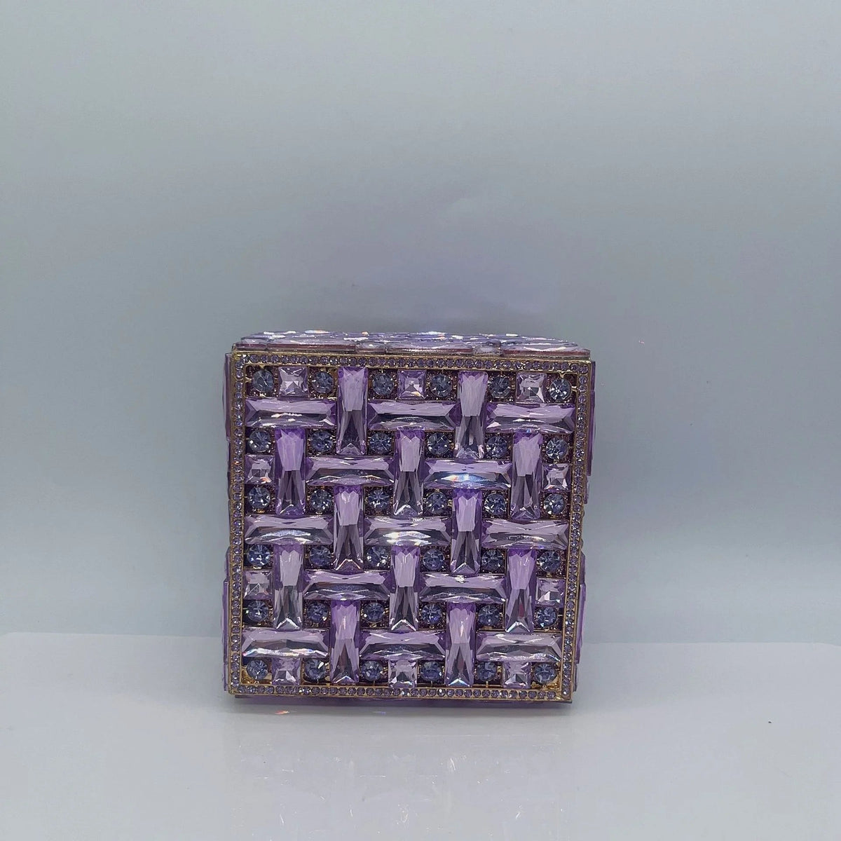 Crystal Box Evening Clutch - Luzilly Bridal & Apparel