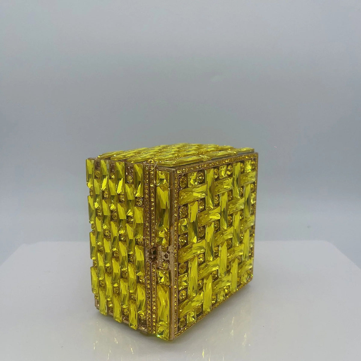 Crystal Box Evening Clutch - Luzilly Bridal & Apparel