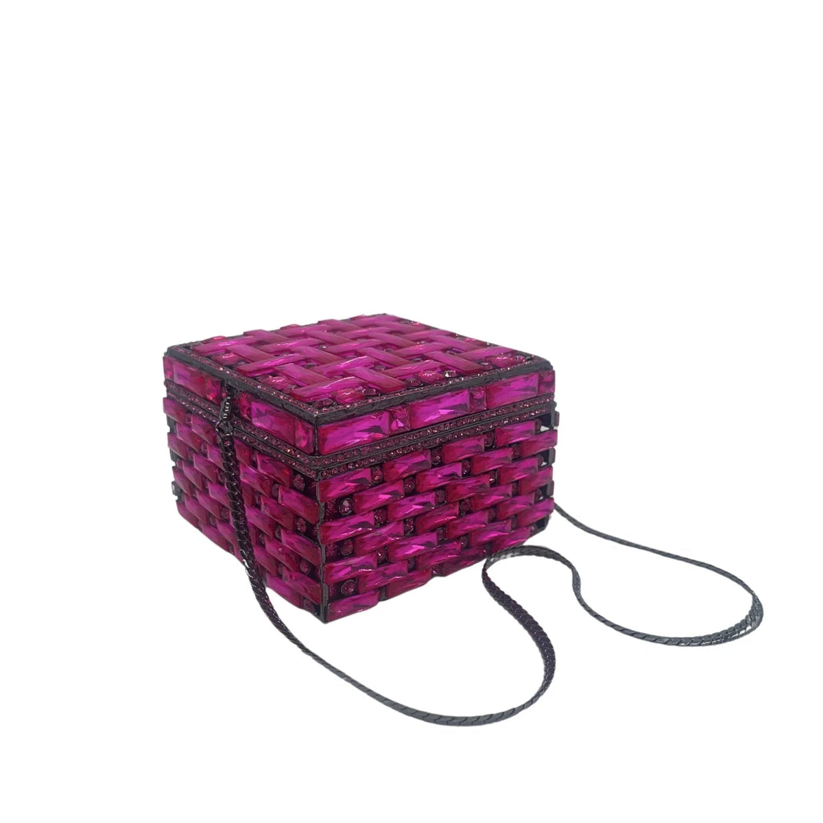 Crystal Box Evening Clutch - Luzilly Bridal & Apparel
