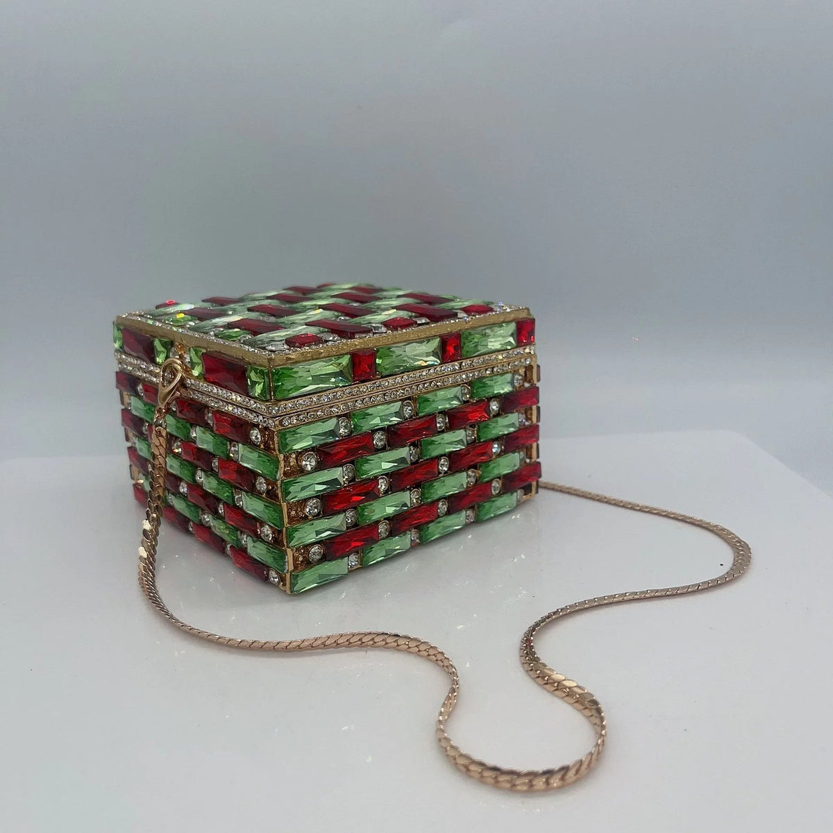Crystal Box Evening Clutch - Luzilly Bridal & Apparel