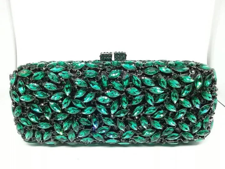 Crystal Box Minaudiere Clutch - Luzilly Bridal & Apparel