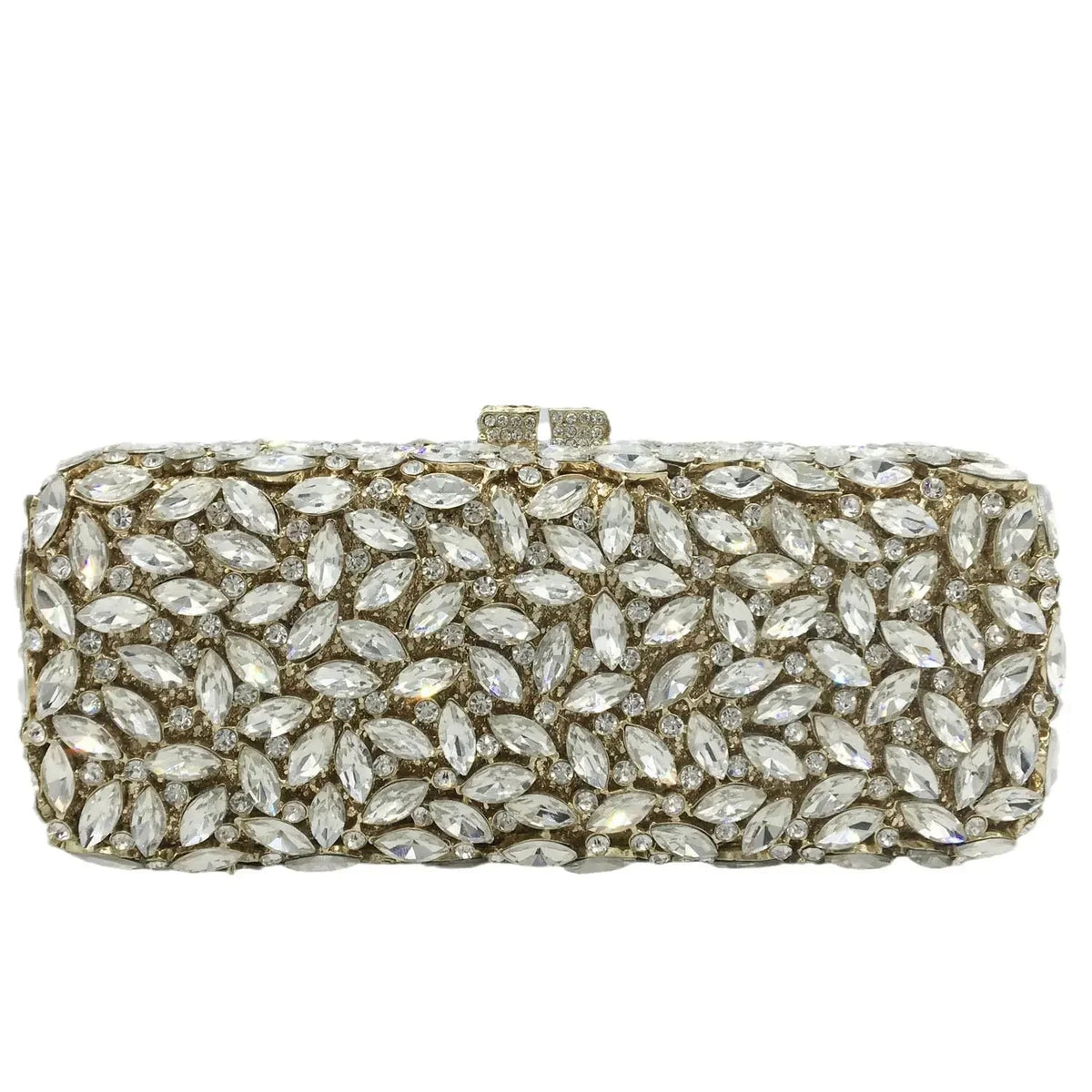 Crystal Box Minaudiere Clutch - Luzilly Bridal & Apparel