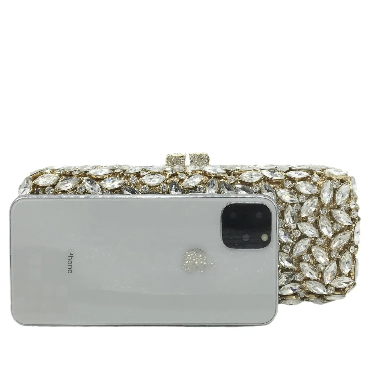 Crystal Box Minaudiere Clutch - Luzilly Bridal & Apparel