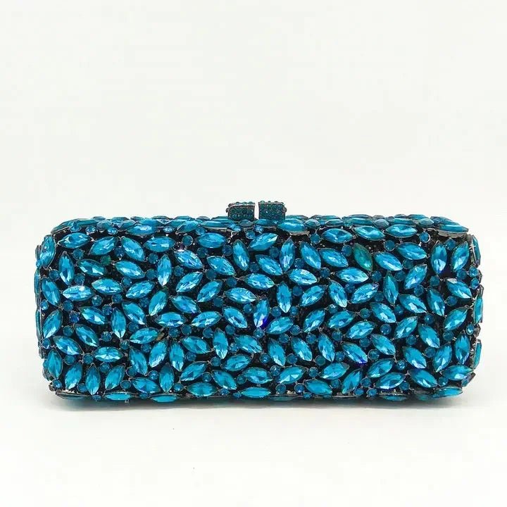 Crystal Box Minaudiere Clutch - Luzilly Bridal & Apparel