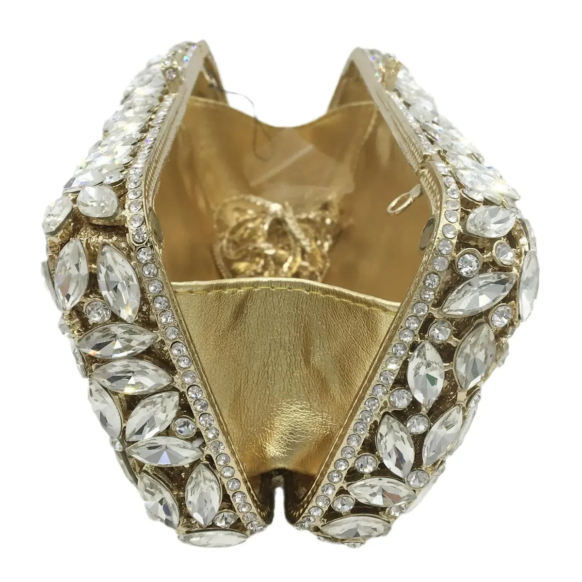 Crystal Box Minaudiere Clutch - Luzilly Bridal & Apparel