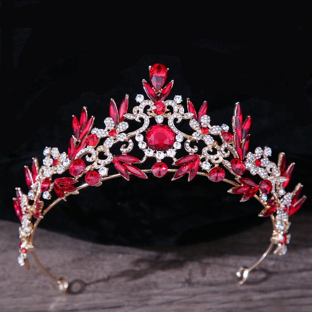Crystal Bridal Crown Headpiece - Luzilly Bridal & Apparel
