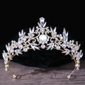 Crystal Bridal Crown Headpiece - Luzilly Bridal & Apparel