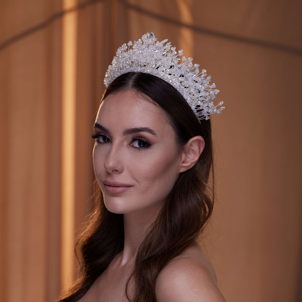 Crystal Bridal Tiara - Luzilly Bridal & Apparel