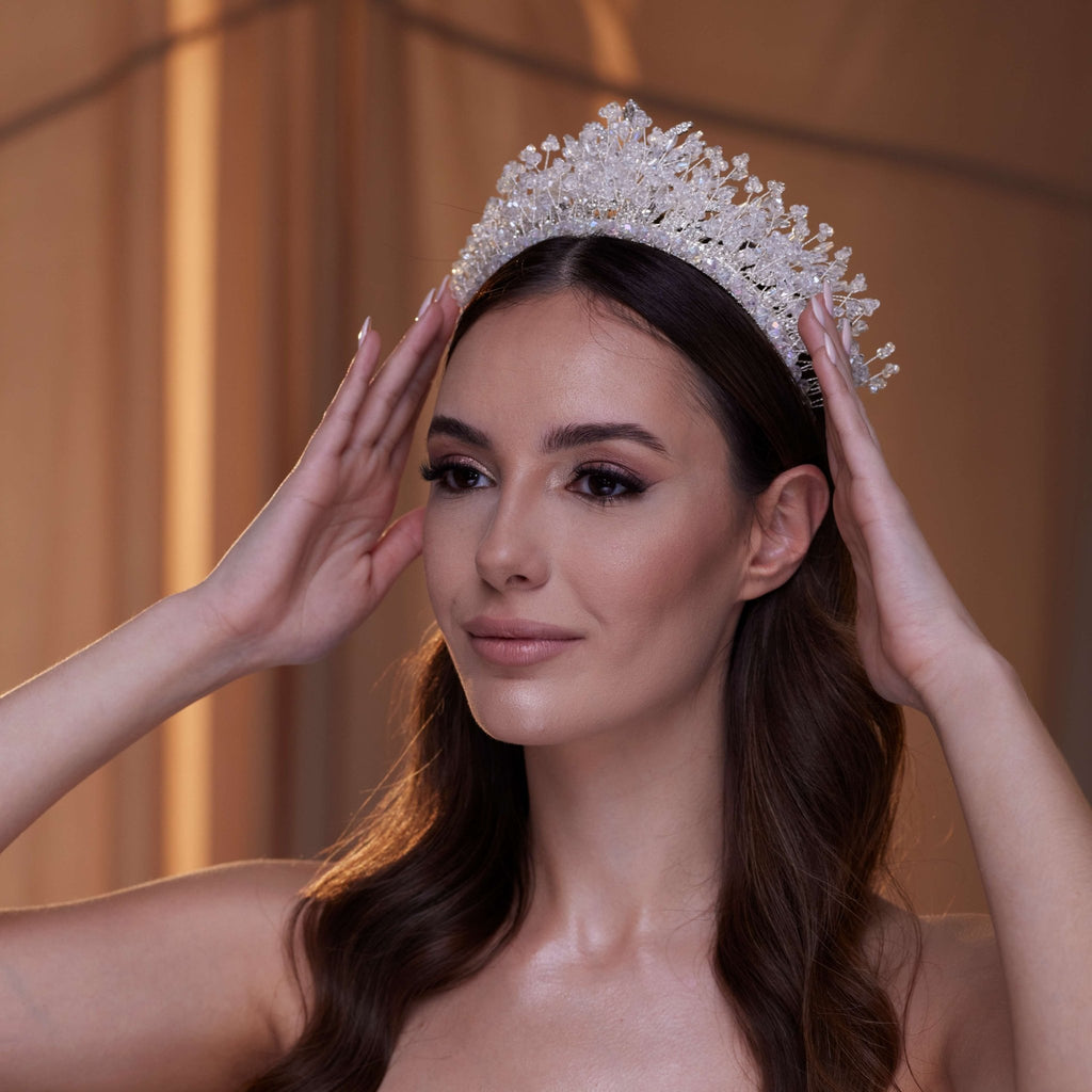 Crystal Bridal Tiara - Luzilly Bridal & Apparel
