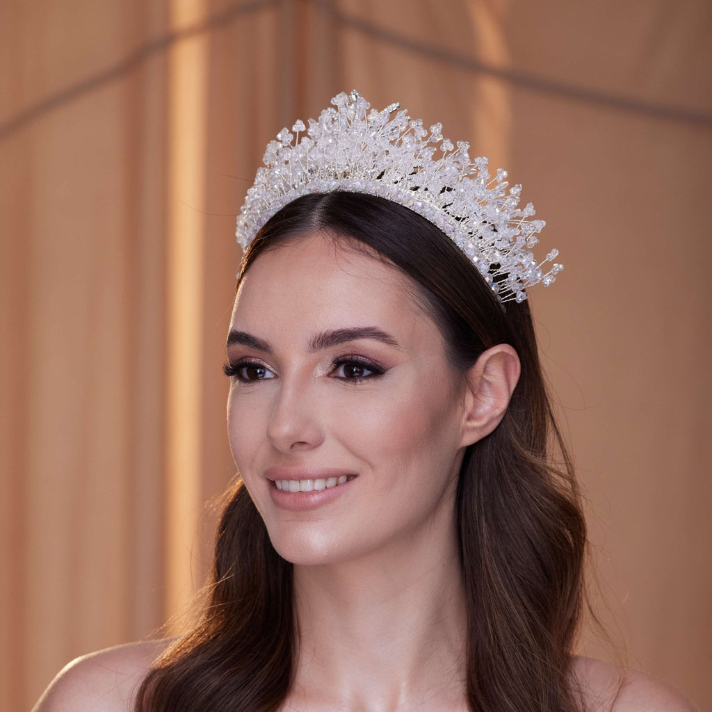 Crystal Bridal Tiara - Luzilly Bridal & Apparel