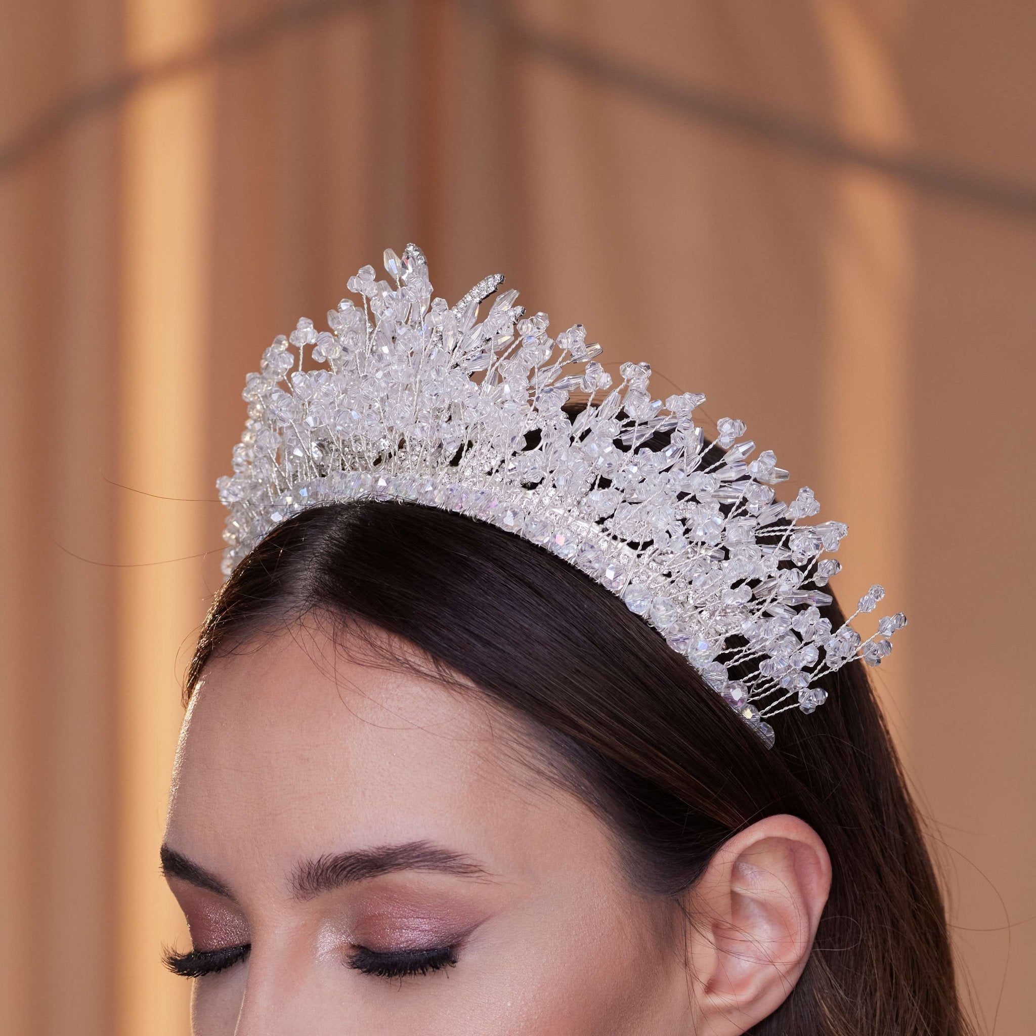 Crystal Bridal Tiara - Luzilly Bridal & Apparel
