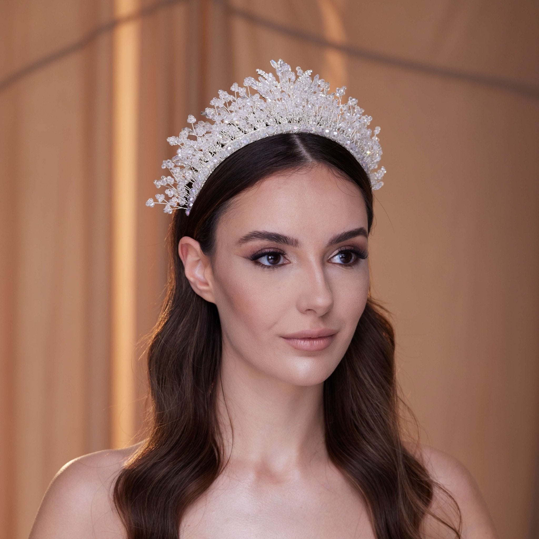 Crystal Bridal Tiara - Luzilly Bridal & Apparel
