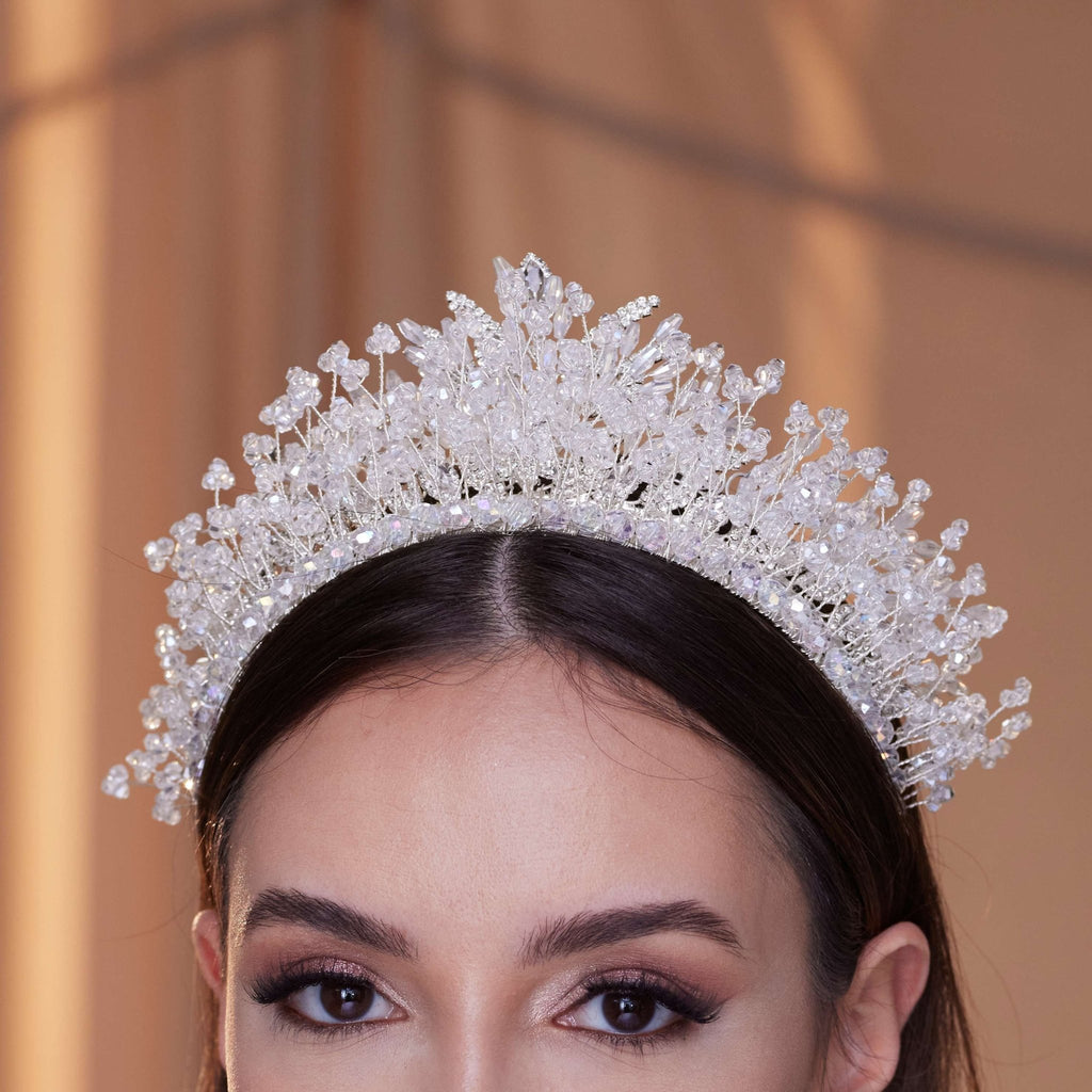 Crystal Bridal Tiara - Luzilly Bridal & Apparel