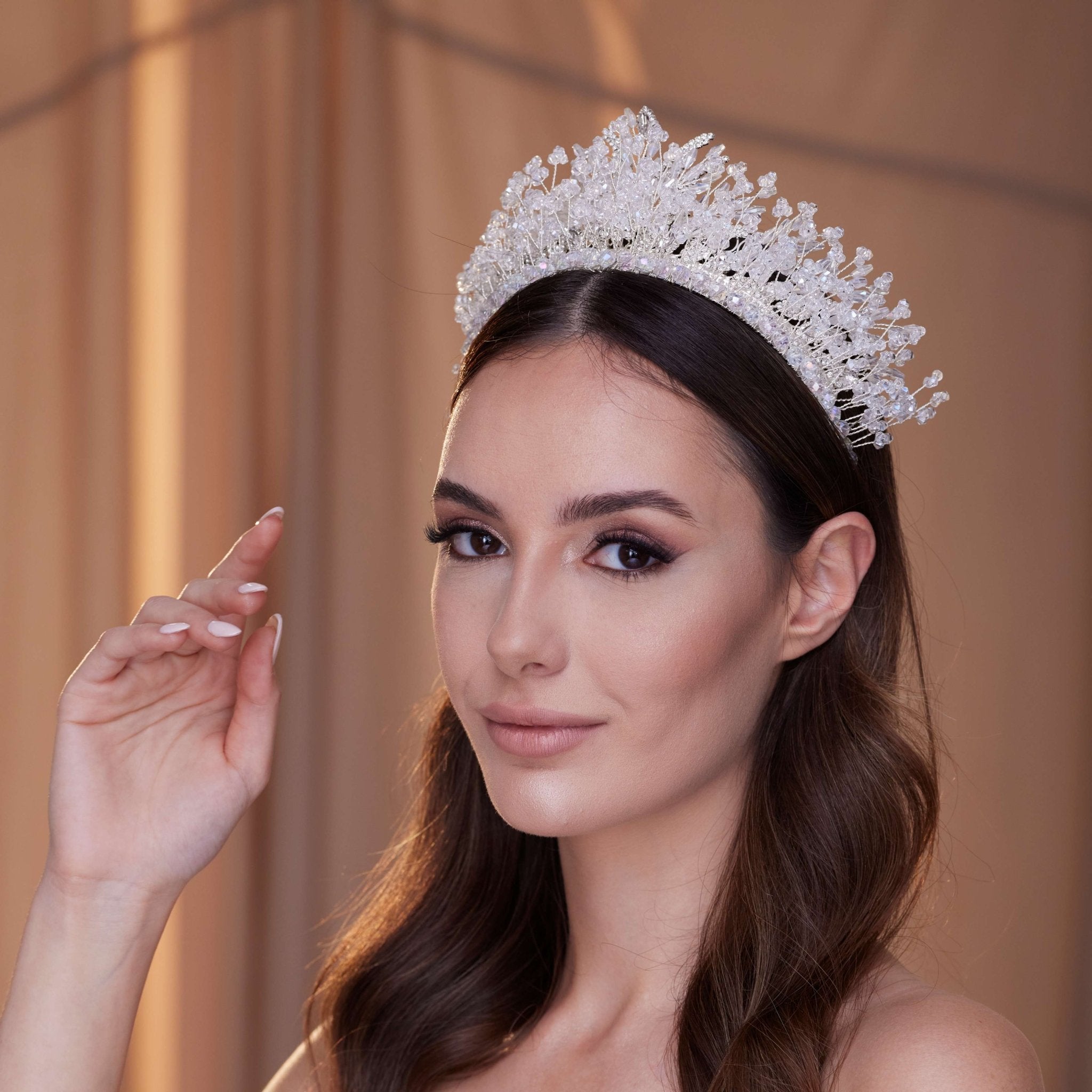 Crystal Bridal Tiara - Luzilly Bridal & Apparel