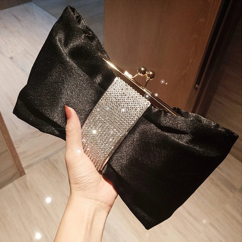 Crystal Butterfly Dinner Clutch - Luzilly Bridal & Apparel