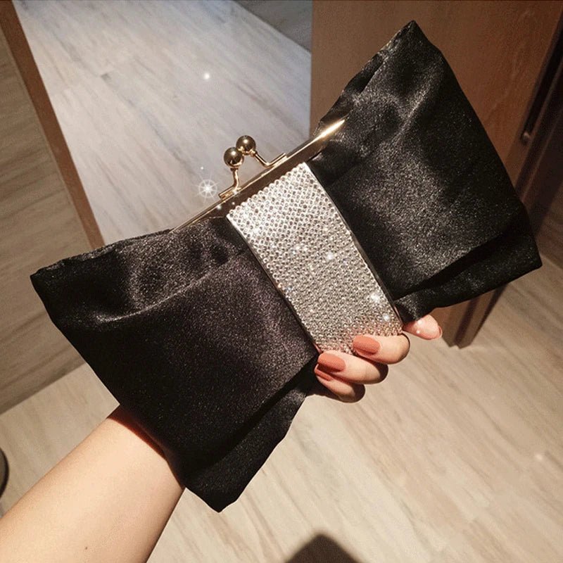 Crystal Butterfly Dinner Clutch - Luzilly Bridal & Apparel