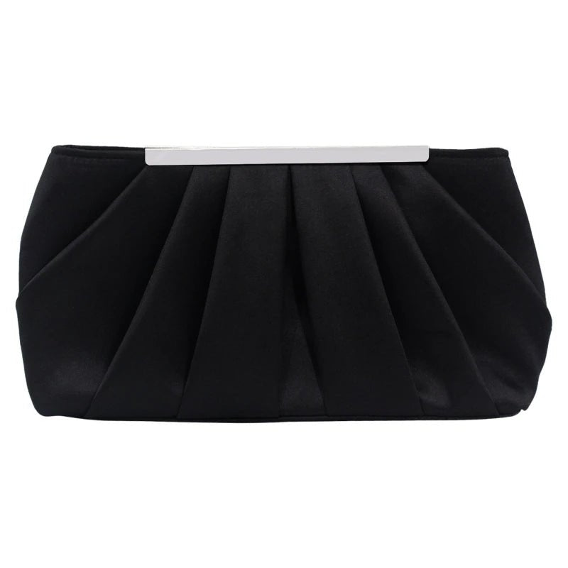Crystal Envelope Evening Clutch with Chain - Luzilly Bridal & Apparel