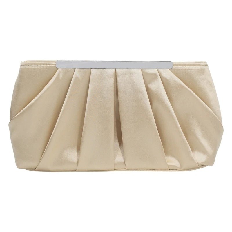 Crystal Envelope Evening Clutch with Chain - Luzilly Bridal & Apparel