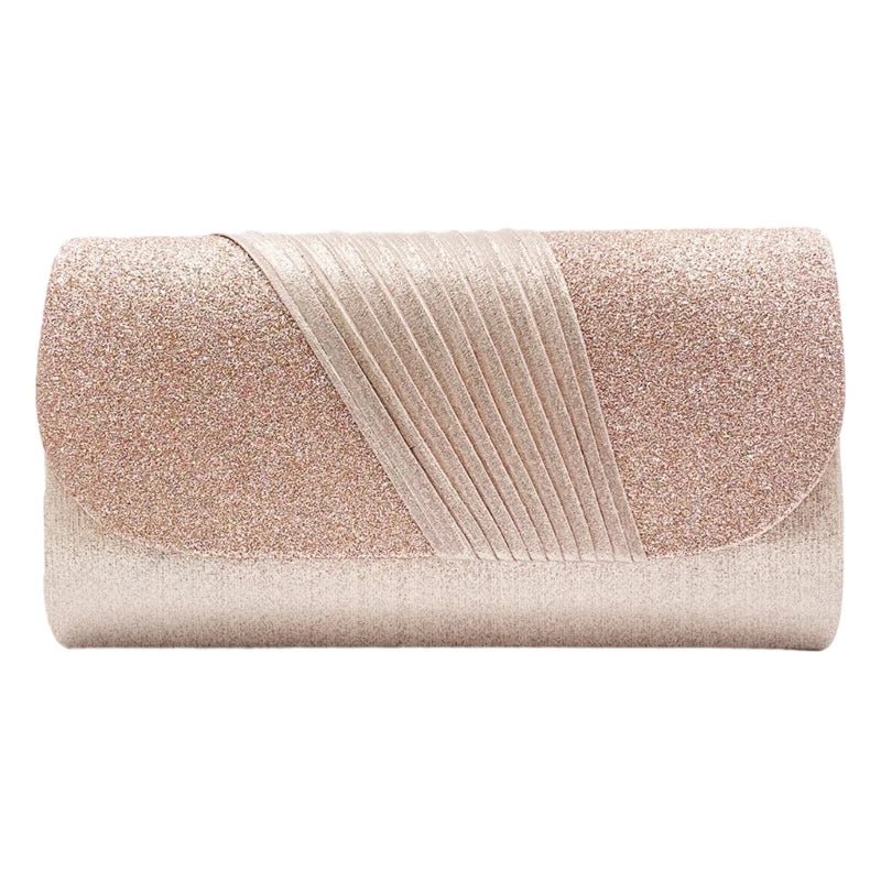 Crystal Envelope Evening Clutch with Chain - Luzilly Bridal & Apparel
