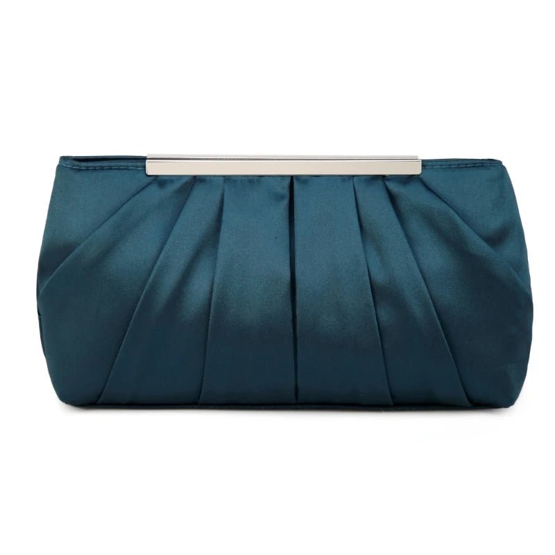 Crystal Envelope Evening Clutch with Chain - Luzilly Bridal & Apparel