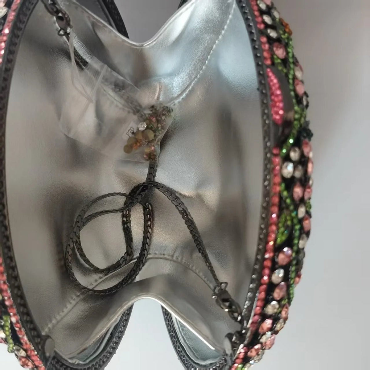Crystal Flower Minaudière Evening Bag - Luzilly Bridal & Apparel