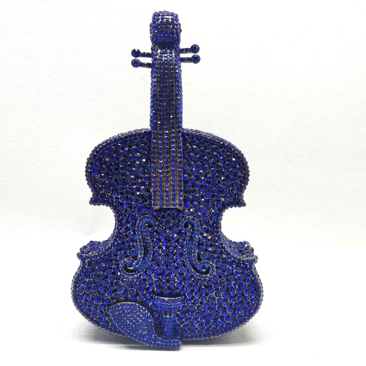 Crystal Guitar Minaudiere Clutch - Luzilly Bridal & Apparel