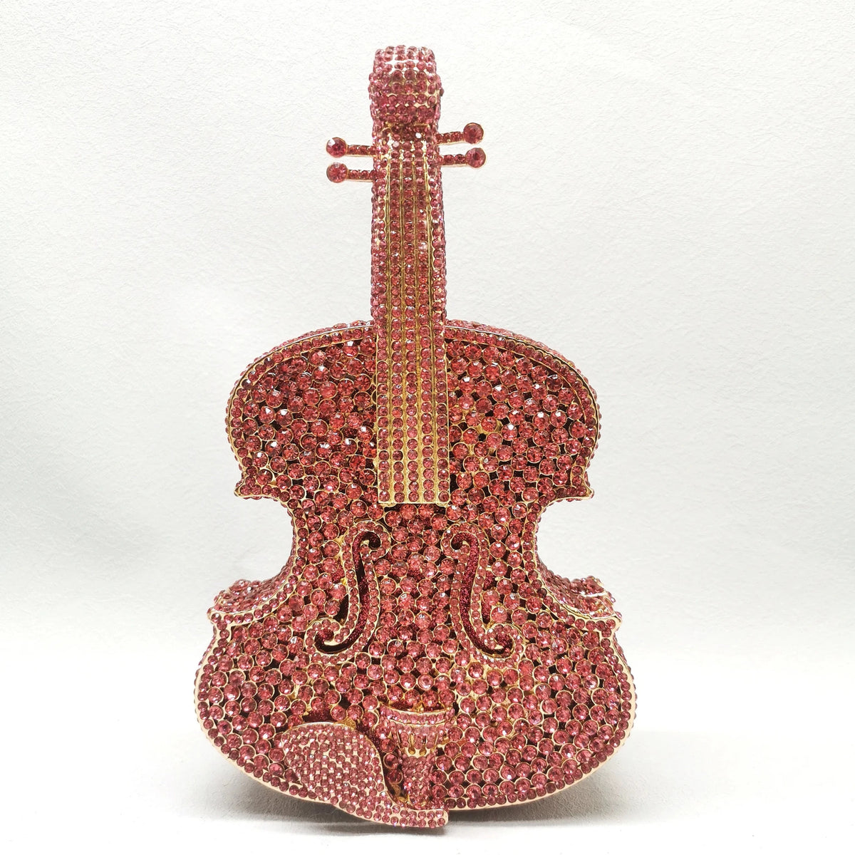 Crystal Guitar Minaudiere Clutch - Luzilly Bridal & Apparel