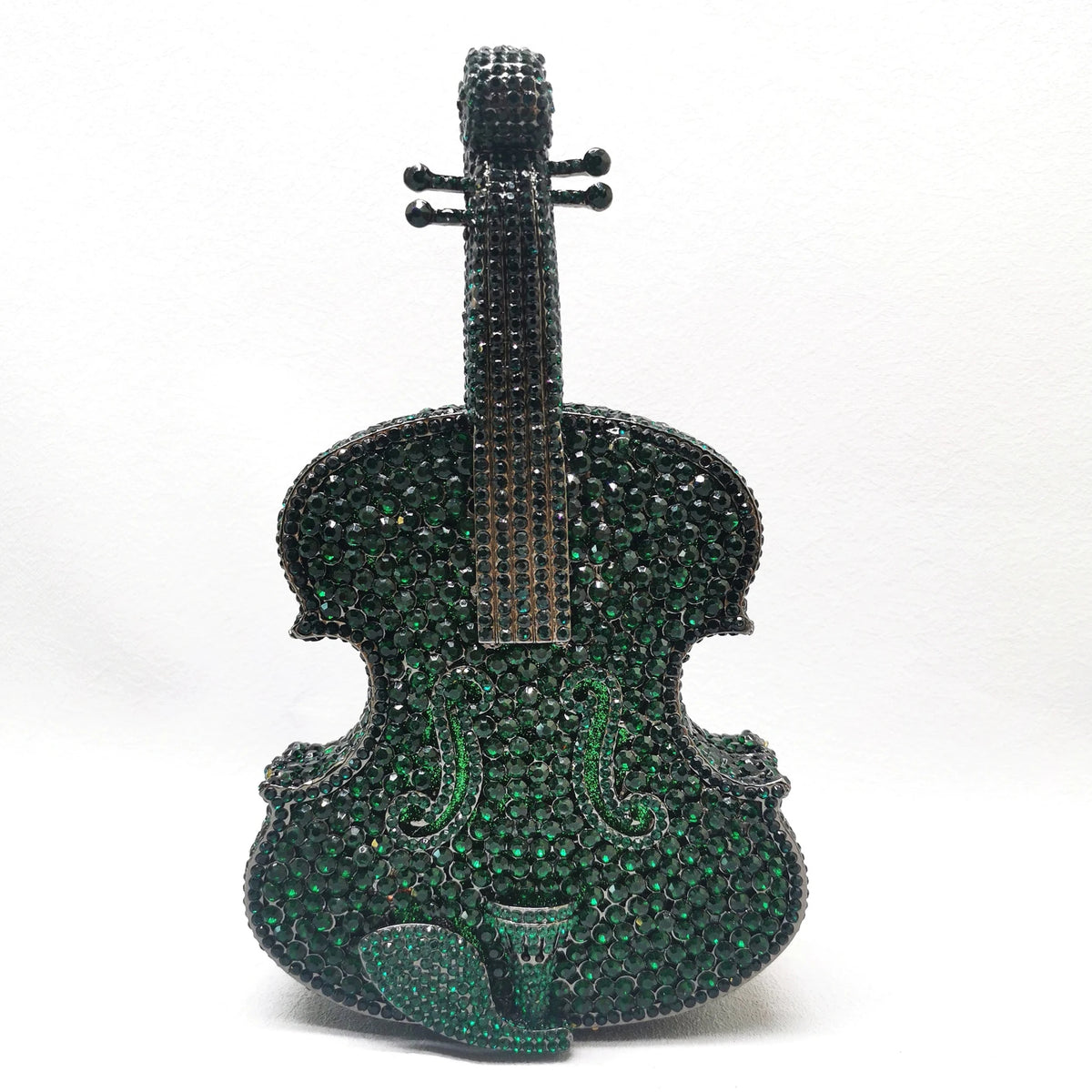 Crystal Guitar Minaudiere Clutch - Luzilly Bridal & Apparel