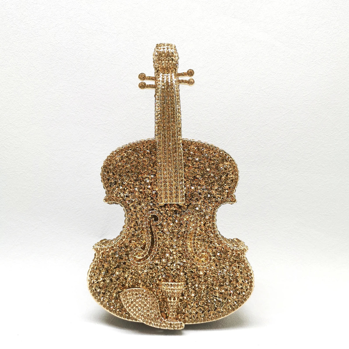 Crystal Guitar Minaudiere Clutch - Luzilly Bridal & Apparel