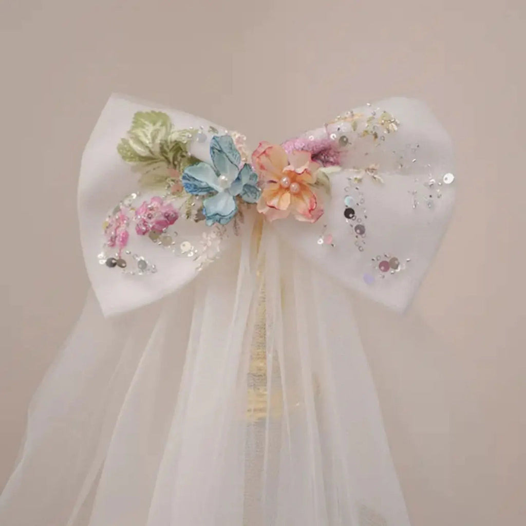 Crystal Lace Tulle Ball Gown Flower Girl Dress - Luzilly Bridal & Apparel