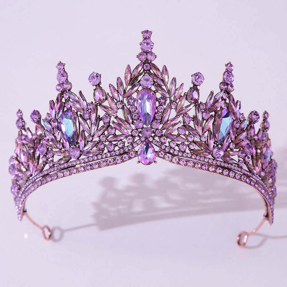 Crystal Leaf Bridal Headpiece - Luzilly Bridal & Apparel
