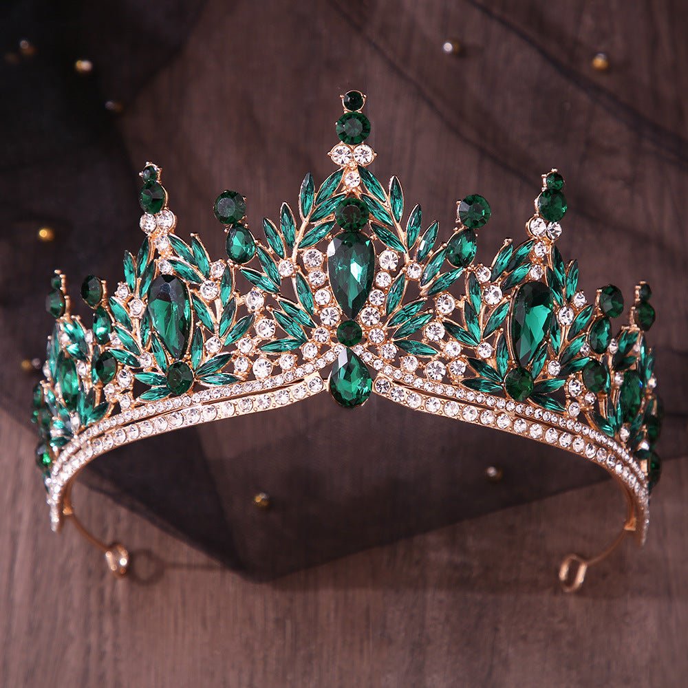 Crystal Leaf Bridal Headpiece - Luzilly Bridal & Apparel
