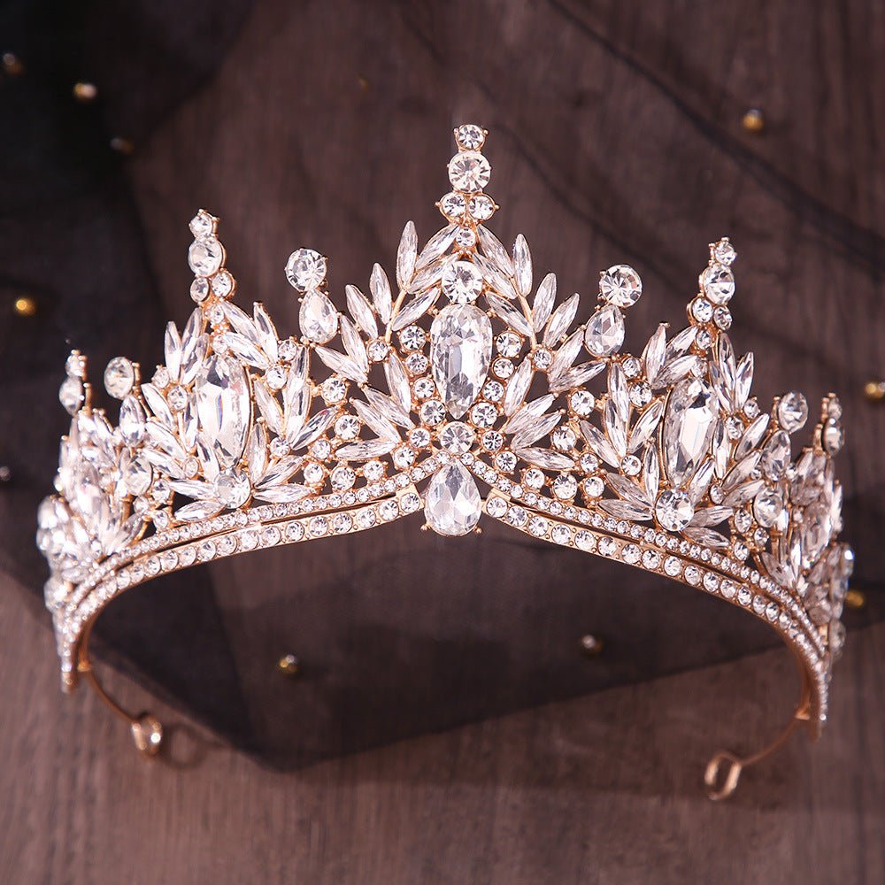 Crystal Leaf Bridal Headpiece - Luzilly Bridal & Apparel