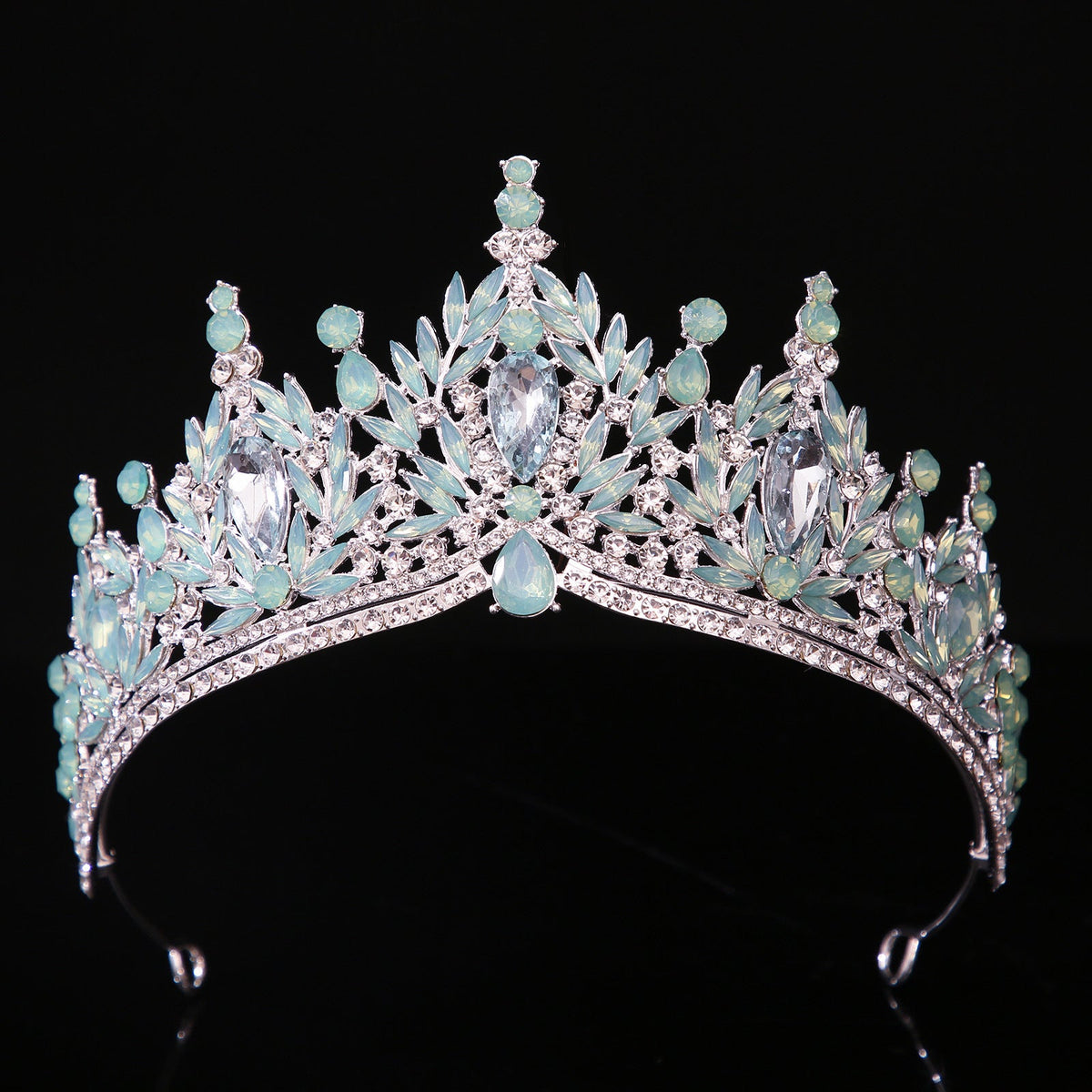 Crystal Leaf Bridal Headpiece - Luzilly Bridal & Apparel